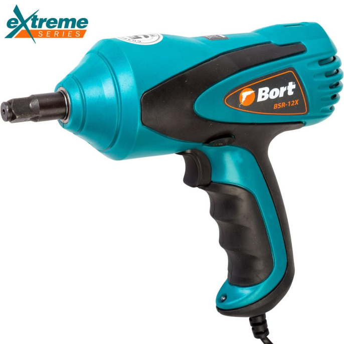 Гайковерт Bort BSR-12X авт.сеть патрон:квад.1/2" кейс в комплекте 91275837
