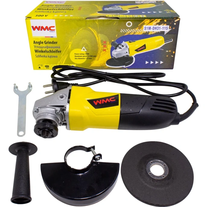 Углошлифовальная электрическая машина WMC TOOLS WMC-S1M-DH31-115 51353