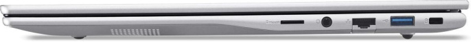 Ноутбук Acer Aspire Lite 16 AL16-54P-39U1 NX.D75EM.004 16.0" 1920 x 1200, IPS, 60 Гц, Intel Core i3 1305U, 8 ГБ DDR5, SSD 512 ГБ, видеокарта встроенная, без ОС, цвет крышки серебристый, аккумулятор 58 Вт·ч, цвет корпуса серебристый, LAN, лазерная гравиров