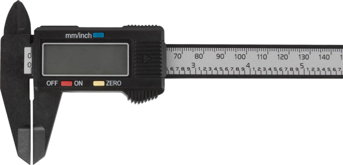 Штангенциркуль электронный Elitech 2210.003000 черный/серый