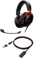 Гарнитура игровая HYPERX Cloud III, для компьютера и игровых консолей, мониторные, проводные, черный / красный [727a9aa]