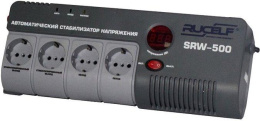 Стабилизатор напряжения RUCELF SRW-500-D, 0.45кВт белый