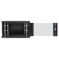 Шкаф телекоммуникационный 19" настенный 6U ExeGate EC-WM-6U.450.G.BLACK (19”, 6U, 600x450x370mm (ШхГхВ), передняя дверь закаленное стекло, съемные боковые панели, пыле- и влагозащита IP23, черный RAL 9004) EX298605RUS
