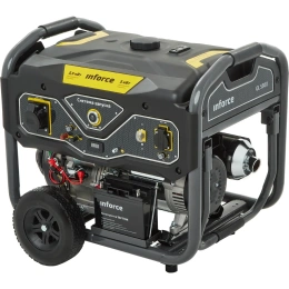 Бензиновый генератор (5,5 кВт; эл.стартер; колёса и ручки) Inforce GL 5500 04-03-21