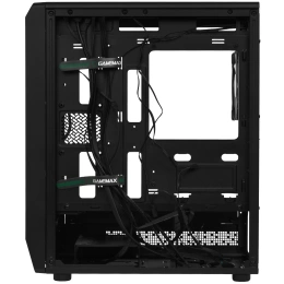 Корпус GameMax Forge MB без БП Черный, ATX, USB3.0,Зак.стекло,4*120мм ARGB вент+конт., пыл.фильтр