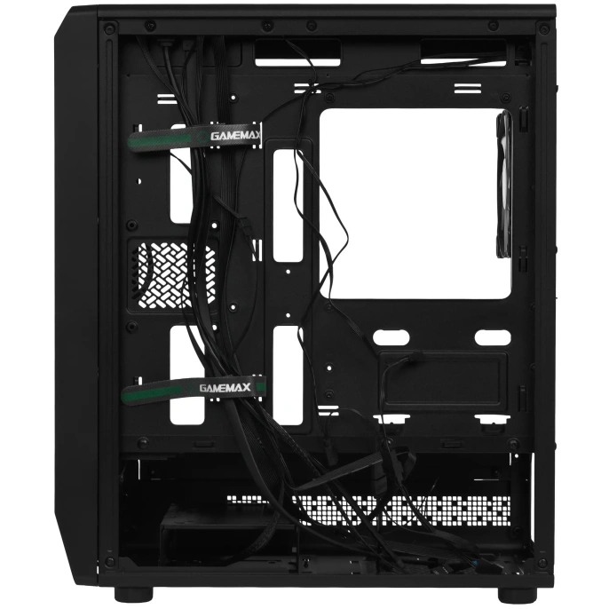 Корпус GameMax Forge MB без БП Черный, ATX, USB3.0,Зак.стекло,4*120мм ARGB вент+конт., пыл.фильтр