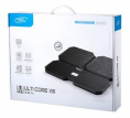 Подставка для ноутбука DeepCool Multi Core X6, 15.6", 380х295х24 мм, 2хUSB, вентиляторы 4 х 900г, черный [dp-n422-mcx6]