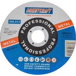 Диск отрезной по металлу 125x1.0x22.2 мм, 10 шт Orientcraft OC1251022210