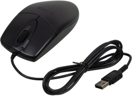 Мышь проводная A4TECH OP-620DS черный (USB, 1200dpi, 4but) (OP-620DS)
