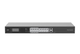 Uniview Коммутатор 16x100Mbps POE, 11000Mbps, 11000Mbps комбо, бюджет мощности 225 Вт, максимальная мощность на порт 30 Вт NSW2020-16T1GT1GC-POE-IN