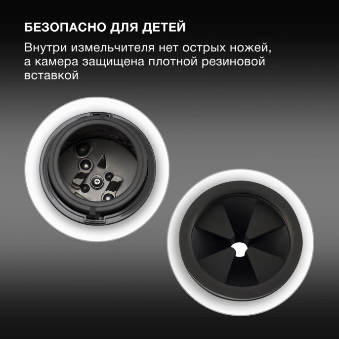 Измельчитель Hyundai HFWD 10390 390Вт черный/черный
