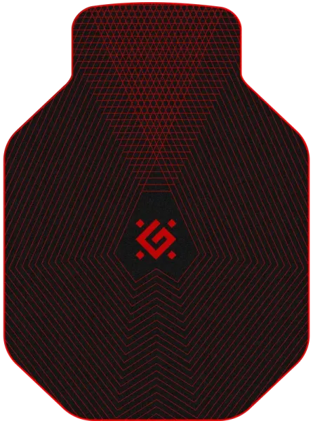 Напольный игровой ковёр Defender Motion коврик для компьютерного кресла,1155*1345*4мм,черный,50567