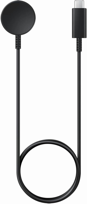 Беспроводное зарядное устройство Samsung EP-OR900BBEGWW Черный (для умных часов и/или браслетов, 5 Вт, 2 A, кабель USB Type-C, длина шнура: 0.8 м, материал: пластик)