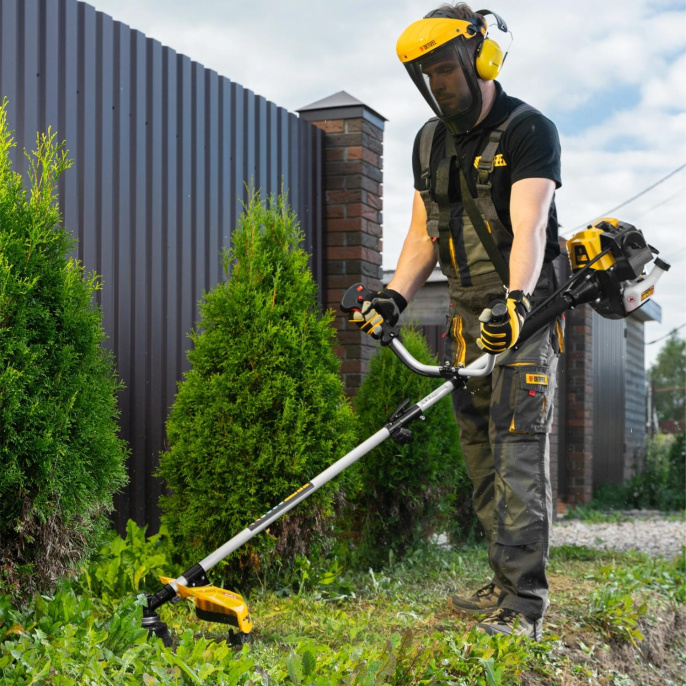 Триммер бензиновый DENZEL DR-52S,  (комплект из 2-х коробок) [96276]