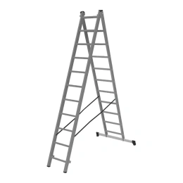 Двухсекционная лестница 8 ступеней Gigant L-02 2х8