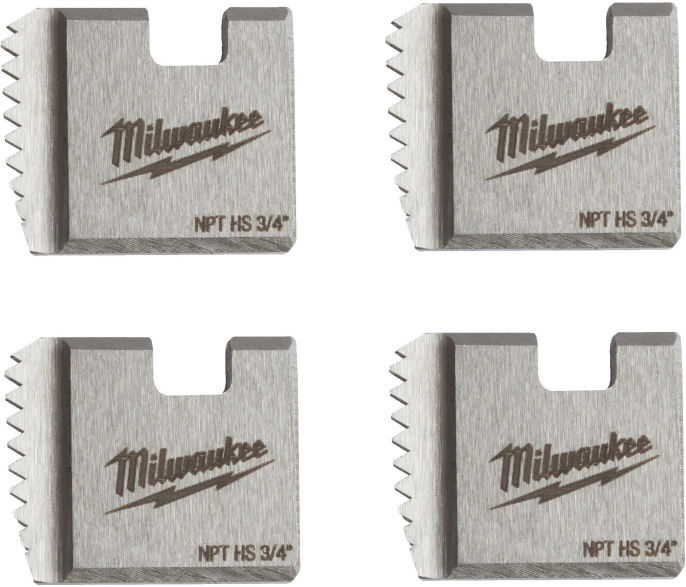 Плашка для резьбонарезного инструмента Milwaukee FPTD 3/4" NPT HS (48361108) (резьба: 3/4", сталь: быстрорежущая (HSS), тип резьбы: дюймовая коническая NPT)
