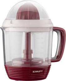 Соковыжималка SCARLETT SC-JE50C08, цитрусовая, красный и белый