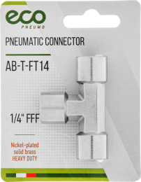 Соединение внутр. резьба 1/4" Т-образное латунь ECO (AB-T-FT14)