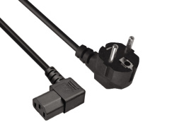 Кабель питания ExeGate OfficePC PC-1.2 450W-Schuko- C13 У Евровилка EU/Тип F Schuko - IEC 320 C13 угловой, черный, 1.2м EX273393RUS