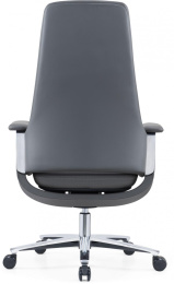 Кресло руководителя Cactus CS-LBK-KYOTO, кожа, до 120кг, черный