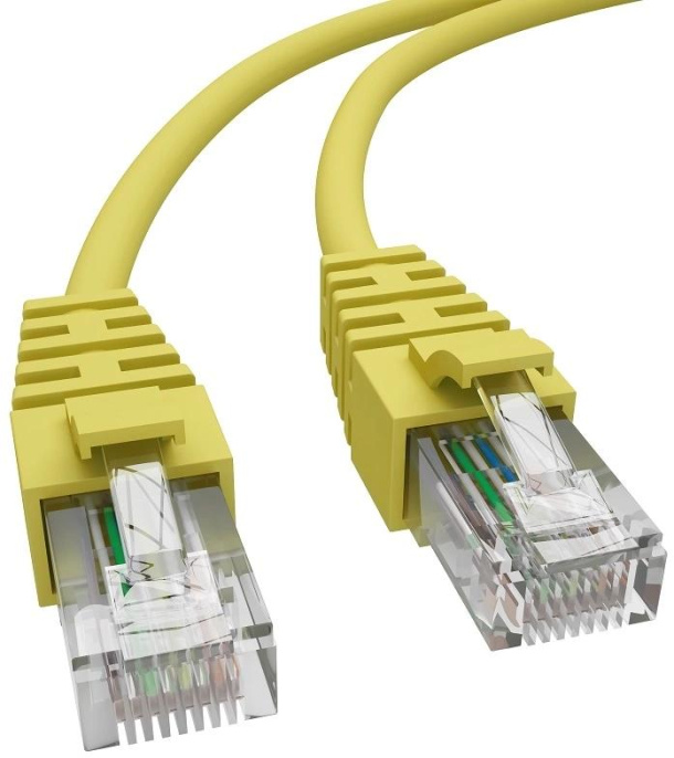 Патч-корд NTSS NTSS-PC-UTP-RJ45-5e-0.15-LSZH-YL UTP RJ-45 вил.-вилка RJ-45 кат.5E 0.15м желтый LSZH 14219440