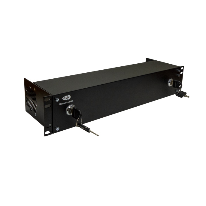 Управляемый USB over IP концентратор DistKontrolUSB-32 3.0 с 32 портами USB c 2 блоками питания / Ethernet 2 x 10/100/1000 Mb / Защитный модуль с замком