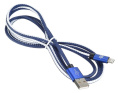 Кабель Digma Lightning m - USB m , 1.2м, 2A, синий [light-1.2m-bl]