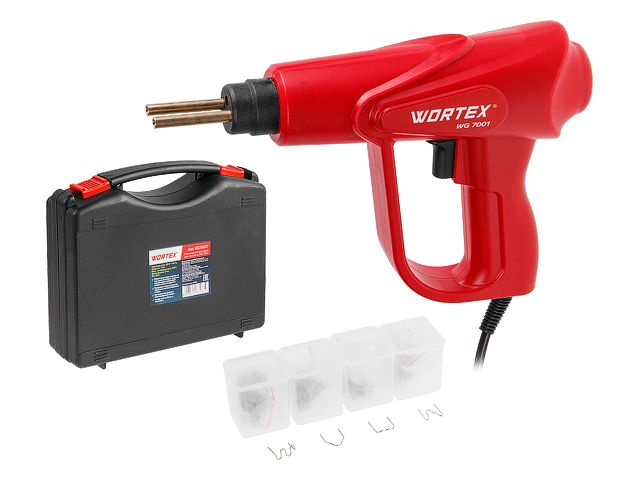 Пистолет для пайки пластика WORTEX WG 7001 в чем. 70 Вт, 300 С, 500 г 0323287