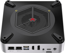 Мини ПК CHUWI AuBox AMD Ryzen 7 8745HS,  DDR5 16ГБ, 512ГБ SSD, AMD Radeon 780M,  Windows 11 Pro,  серебристый и черный