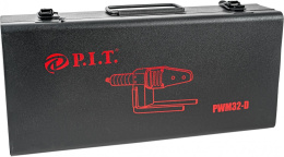 Аппарат для сварки труб ПВХ P.I.T. PWM32-D 800 Вт, вид нагревателя: мечевидный, максимальная температура: 300 °C, термостат, сменные насадки: 20 мм/25 мм/32 мм, кейс