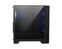 Корпус ПК без блока питания Case MSI MAG FORGE 320R AIRFLOW, Midi-Tower, TG, 4x120mm ARGB, 2xUSB 3.2, ATX, mATX, mITX Black 306-7G23R27-HH9