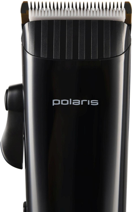 Машинка для стрижки Polaris PHC 4100 черный 3Вт насадок в компл:9шт