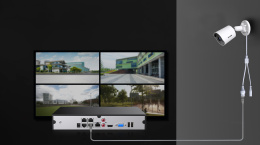 Tenda TN3104-4P 4-канальный PoE сетевой видеорегистратор высокой четкости