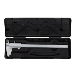 Штангенциркуль нониусный RGK SCM-200 серый пластиковый футляр 779524