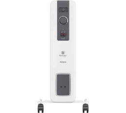 Масляный радиатор Royal Clima ROR-FR5-1000M, с терморегулятором, 1000Вт, 5 секций, 3 режима, белый