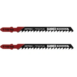 Пилка Flex JG WD T101D (2 шт; 74 мм; шаг 4 мм; HCS) для лобзика Hammer 30572 204-102