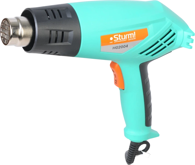 Фен технический Sturm 2000 Вт, 350/550C, 250/550л/мин, 5 насадок, кейс HG2004