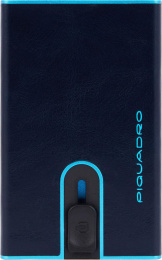 Чехол для кредитных карт Piquadro Blue Square PP4825B2BLR/BLU2 темно-синий натур.кожа