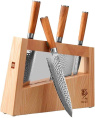 Набор ножей кухон. HuoHou Ying HU0257 HU0257 BROWN RUS компл.:4предм. с подставкой дерево блистер