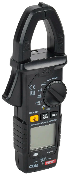 Клещи токоизмерительные IEK ARMA2L 5 CM1D, измер.ток: переменный/постоянный [a2l5-cm14-01]