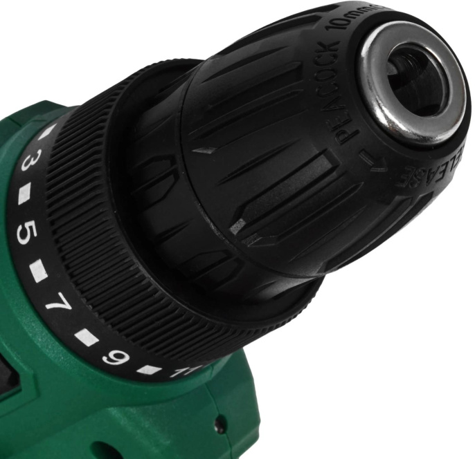 Дрель-шуруповерт Ovk Tools OTCS3AA-12V-1.5A 12Вт аккум. патрон:быстрозажимной (кейс в комплекте)