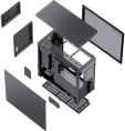 Корпус без блока питания Case JONSBO D41 MESH, Midi-Tower, TG, no fan, 1xUSB-A 3.2 + 1xUSB-C 3.2, ATX, mATX Black (D41 MESH Black)