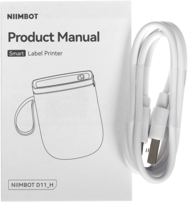 Принтер этикеток NIIMBOT D11 H,  белый [1746729]