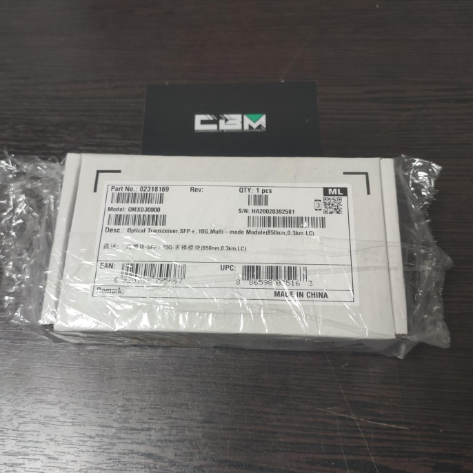 Оптический трансивер Optical Module-SFP+-10G-Multimode Module 850nm,0.3km,LC OMXD30000