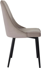 Стул для дома Бюрократ CH-K4 т.бежевый Holland 61 металл черный на ножках CH-K4_1/HL61