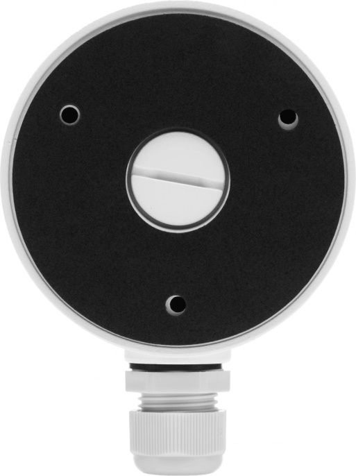Hikvision DS-1280ZJ-XS Монтажная коробка, белая, алюминий, Ф100x43.2x129мм