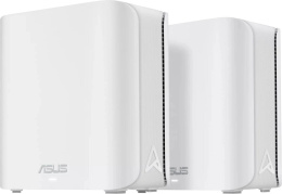 Бесшовный Mesh роутер Asus ZenWiFi BD4 BD4 W-2-PK BE3600 1000/2500BASE-T белый упак.:2шт (BD4(W-2-PK))