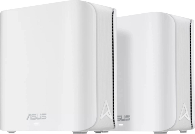 Бесшовный Mesh роутер Asus ZenWiFi BD4 BD4 W-2-PK BE3600 1000/2500BASE-T белый упак.:2шт (BD4(W-2-PK))
