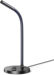 Микрофон UGREEN CM564-90416 настольный, без шумоподавления Ручка регулировки громкости микрофона. Аудиопорт 3,5 мм: аудиовыход ПК/ноутбук. Частота дискретизации: 1 6 бит/48 кГц. Направленность: всенаправленная. Частотная характеристика: 100-15000 Гц. Отно