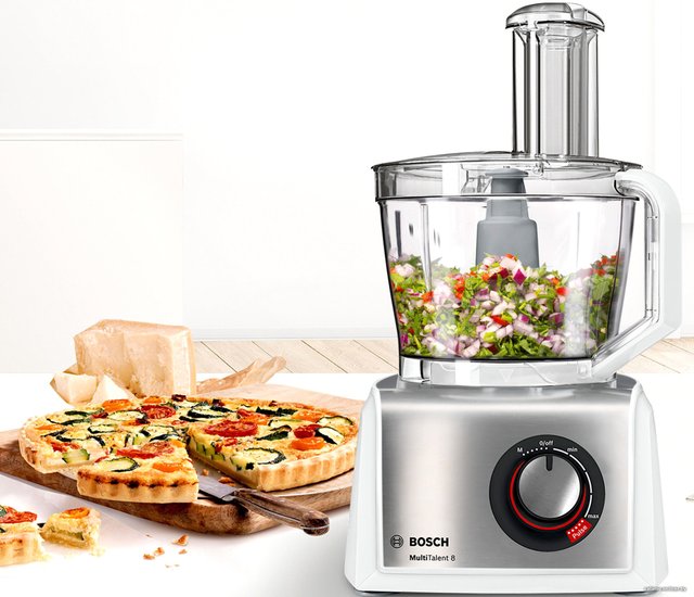 Кухонный комбайн Bosch MultiTalent 8 MC812S814, белый